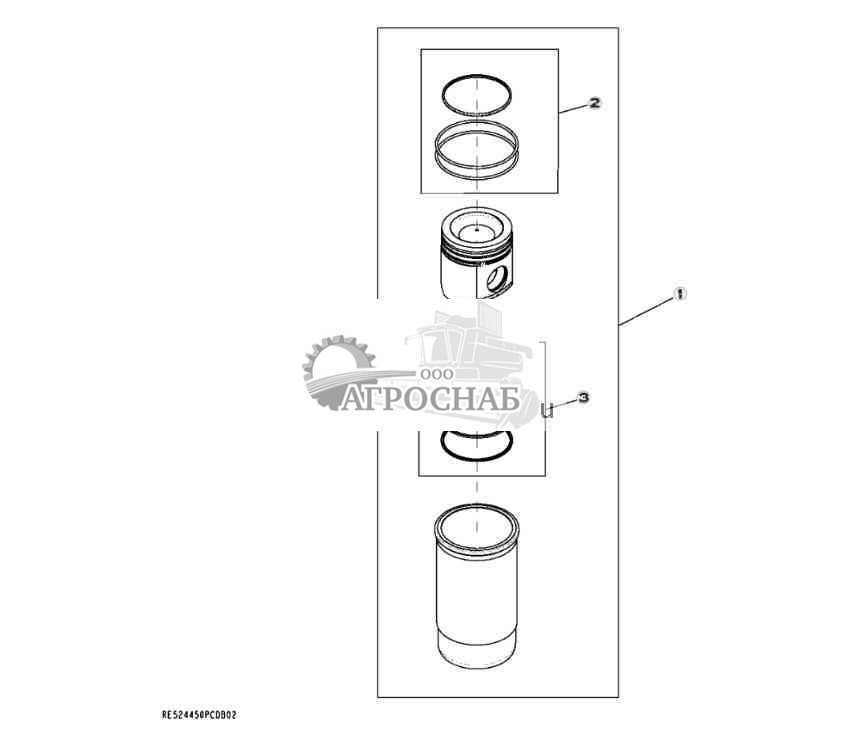 9901 Комплект, гильза поршня 